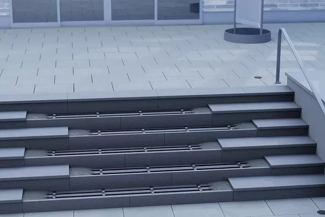 Multiflex 27 i trappa för snösmältning mark